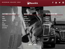 Tablet Screenshot of maverickusa.com
